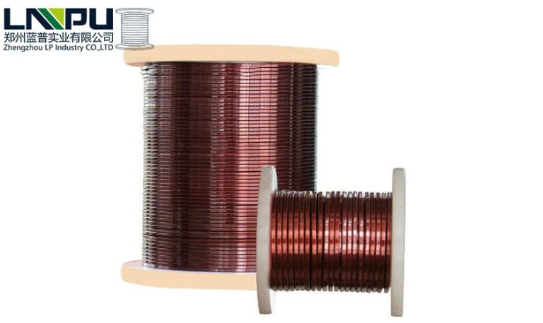 flat copper enameled wire